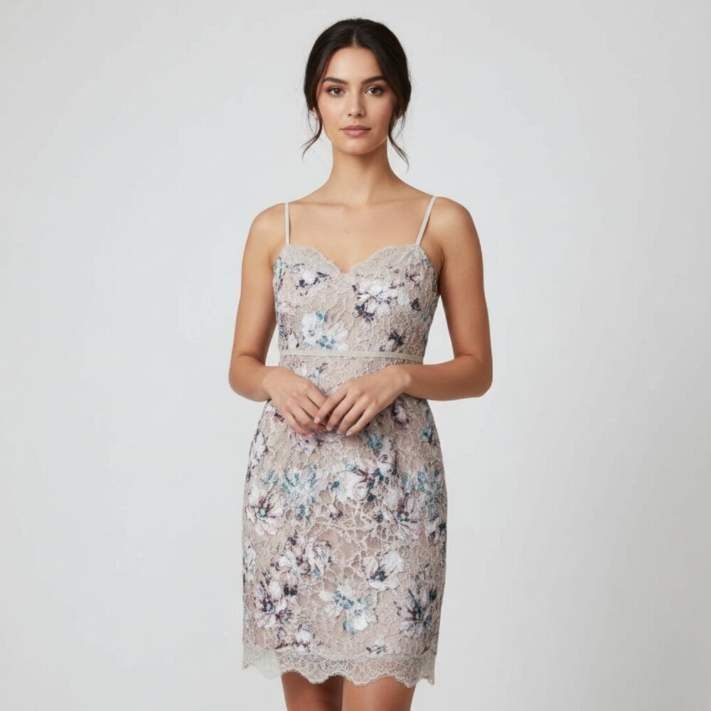 Victoria’s Secret Womens 0 Lace Lined Mini Slip Dress